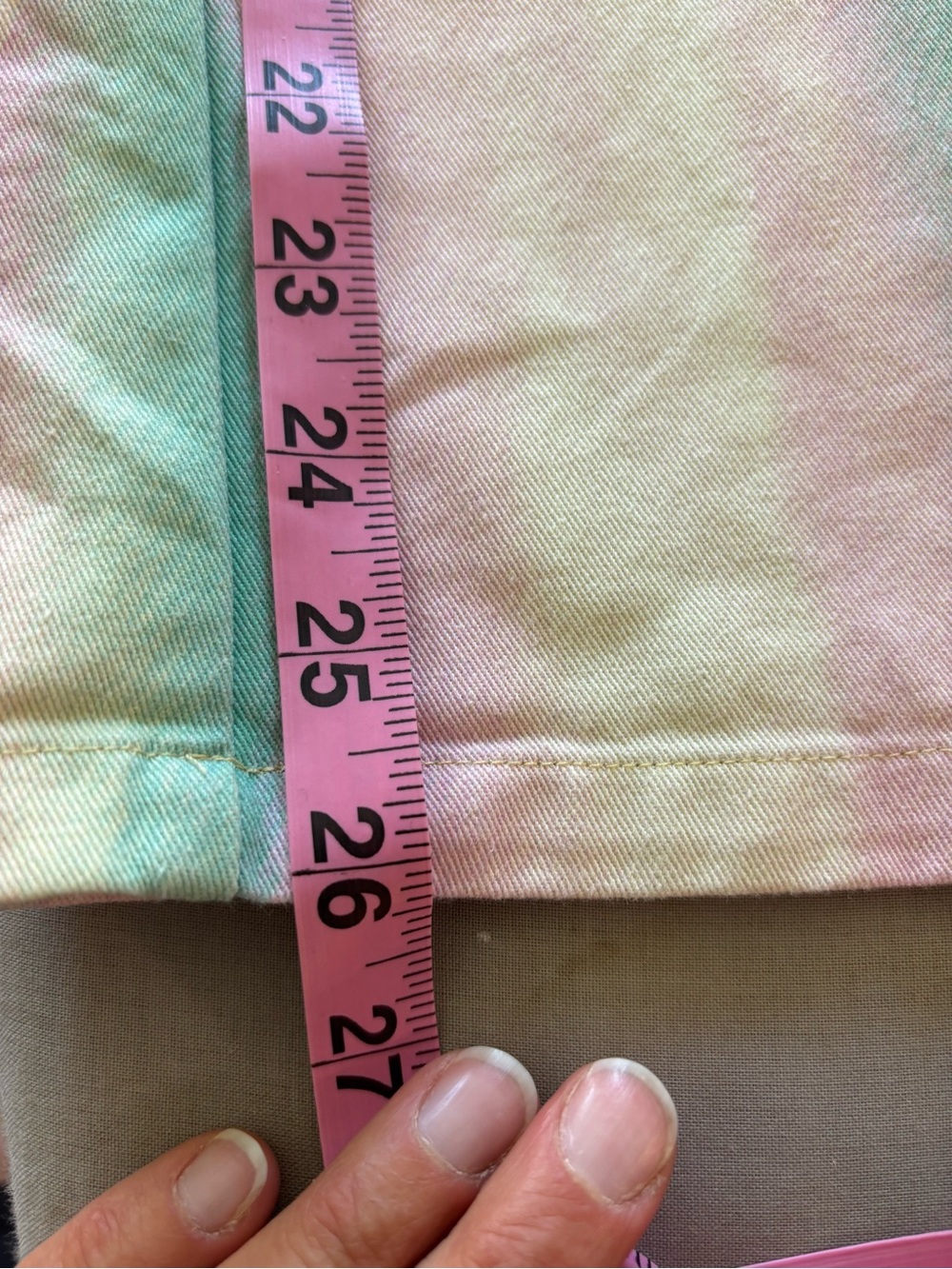 Curren Air Watercolor Pastel Wide leg pants Pockets Coastal Large - Picture 7 of 8